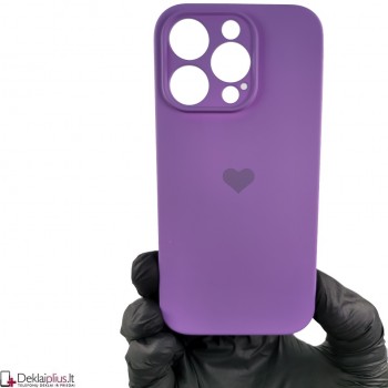 Švelnus silikoninis dėklas - violetinis (Apple Iphone 14 Pro)